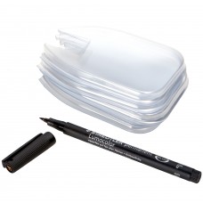 Alma Denture Gauge Plastic Sleeves Kit - 50 Sleeves + Marker Pen (20003)
